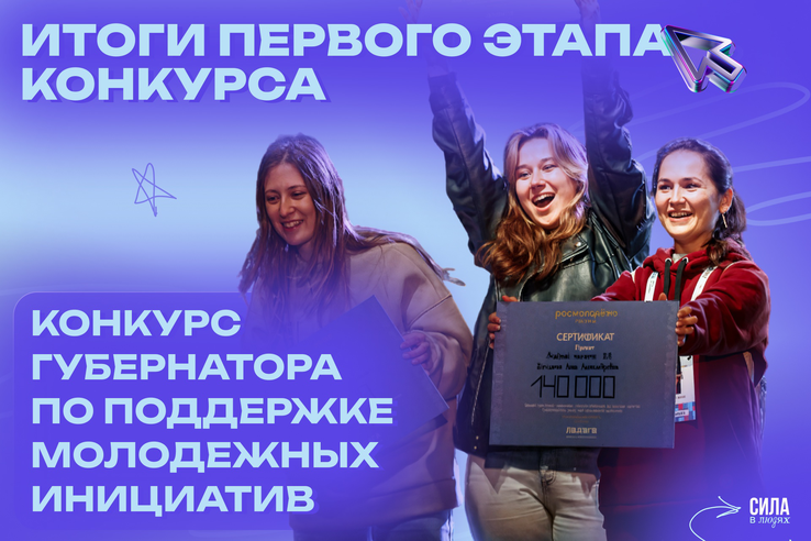 Первый этап пройден, гранты молодым все ближе!