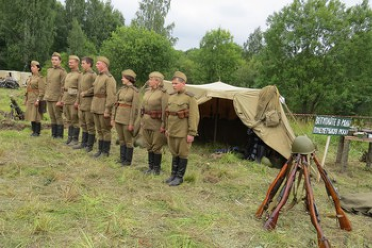 В Гатчине прошла военно-историческая реконструкция