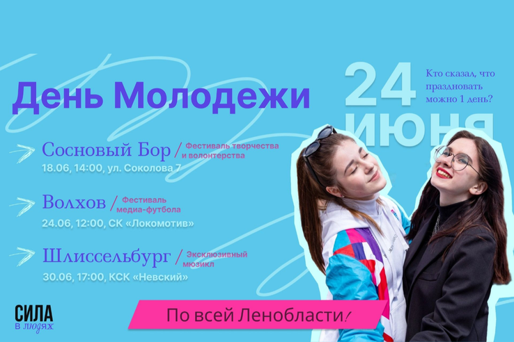 Не забыли, что за день 24 июня? А ведь это Всероссийский День Молодежи!